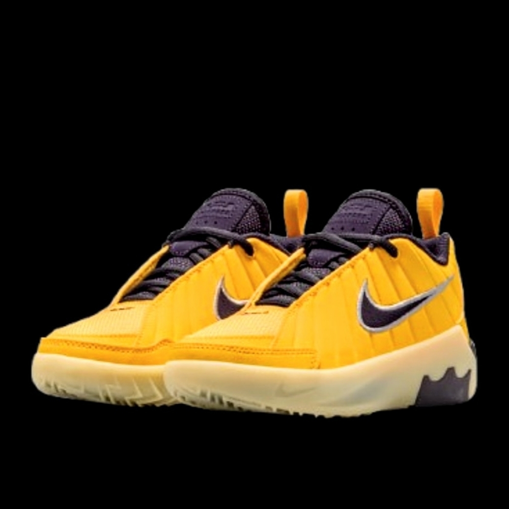 Nike Lebron Witness 9 Kids Soft Yellow Amarillo Cave Purple